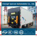 4X2 17m3 Box Van Cargo Truck with Hydraulic Tailboard